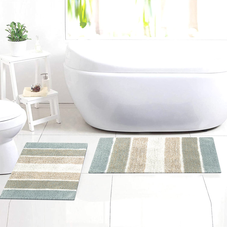 Red Barrel Studio® Cervantes Rectangular 100 Cotton NonSlip Striped 2